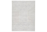 Lambworth Gray/Cream Large Rug by Ashley at Eve Furniture