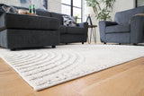 Lambworth Gray/Cream Medium Rug by Ashley at Eve Furniture