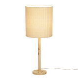 Lamia Natural Burl and Raffia Designer Table Lamp by TOV Furniture at Eve Furniture