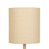 Lamia Natural Burl and Raffia Designer Table Lamp by TOV Furniture at Eve Furniture
