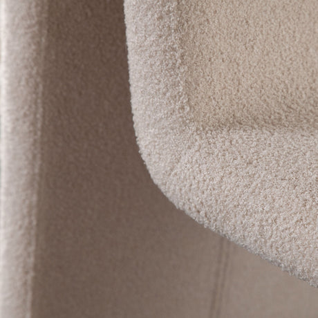 Lana Camel Looped Shearling Dining Chair by Diamond Sofa at Eve Furniture
