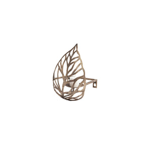 Lana I Single Champagne Toned Wall Candle Holder by Mercana at Eve Furniture