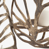 Lana II Set of 4 Champagne toned Wall Candle Holders by Mercana at Eve Furniture