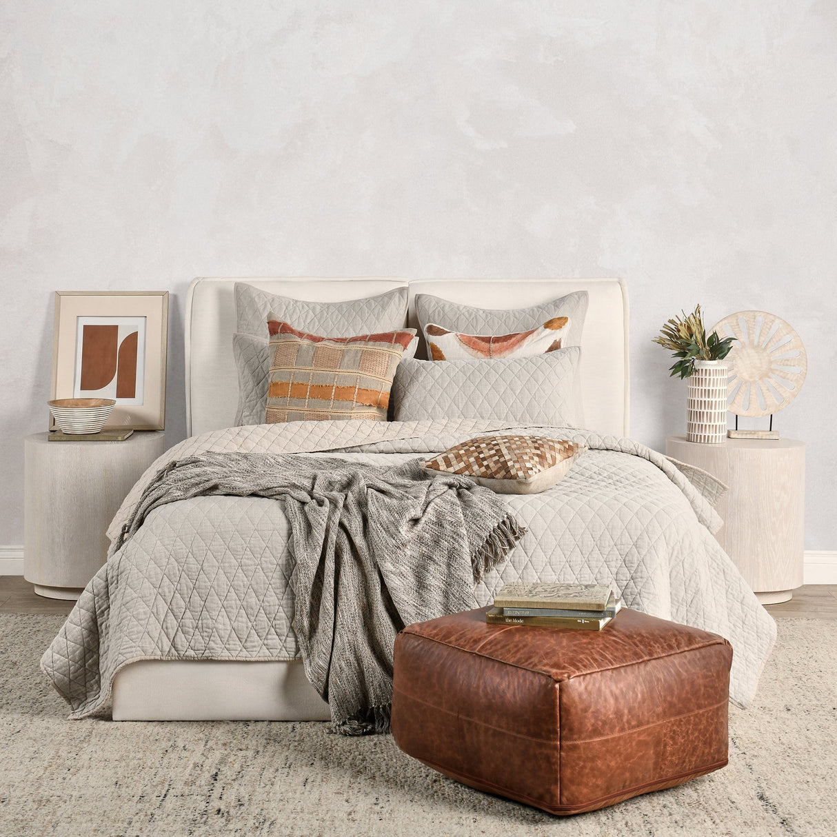 Lana Natural Quilt Collection by Classic Home at Eve Furniture