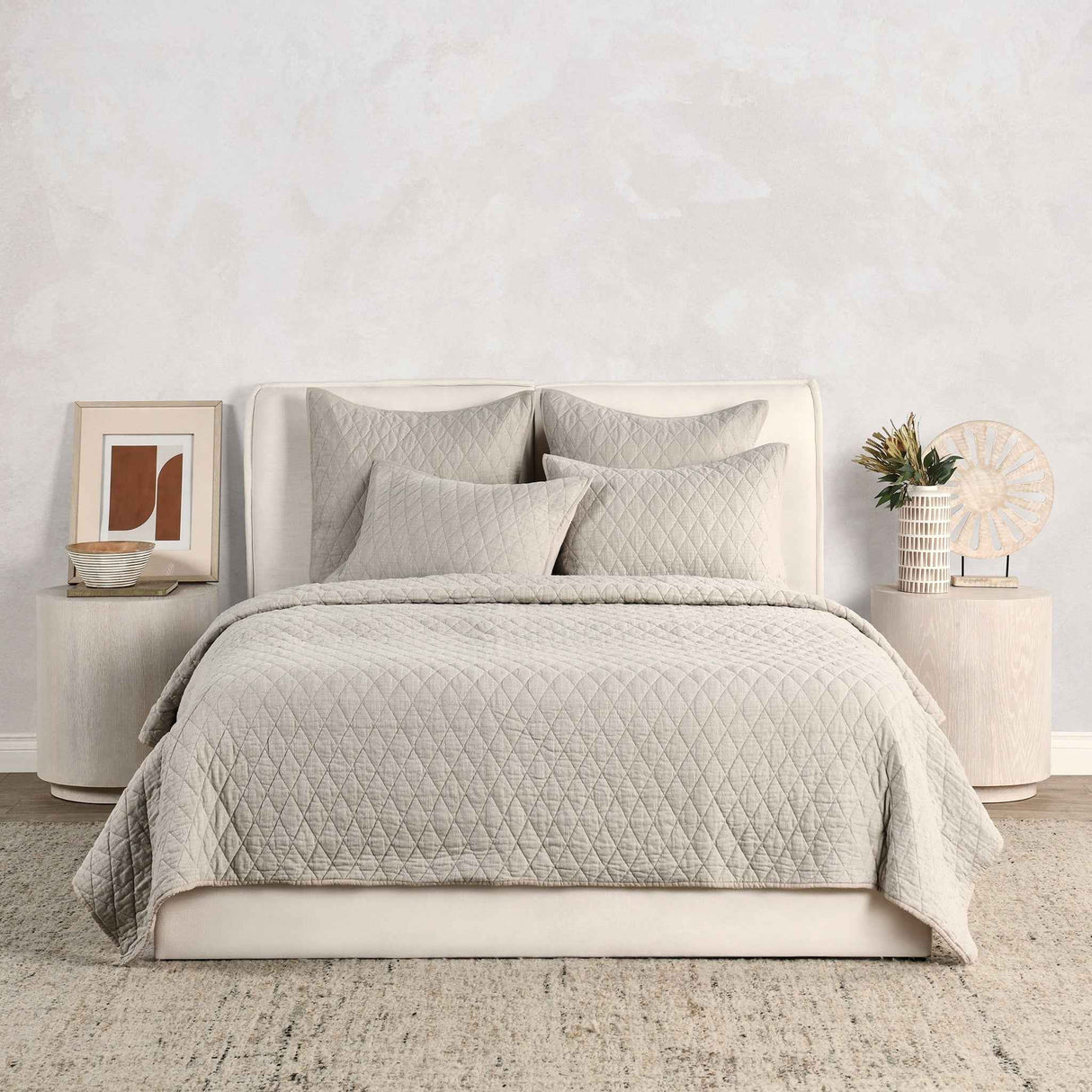Lana Natural Quilt Collection by Classic Home at Eve Furniture