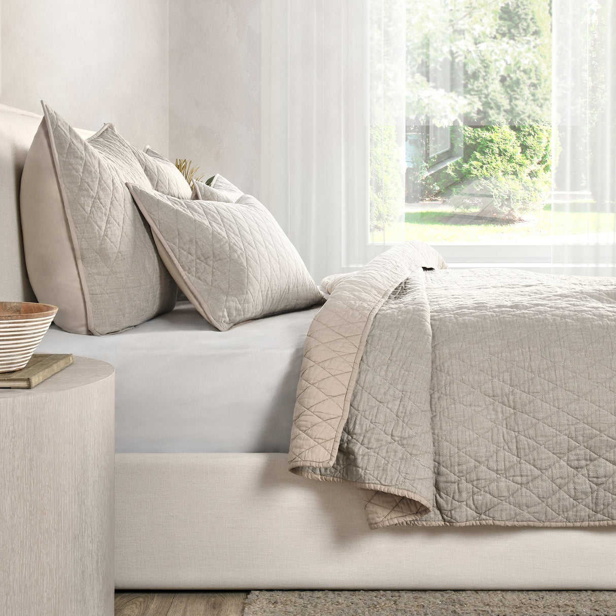 Lana Natural Quilt Collection by Classic Home at Eve Furniture