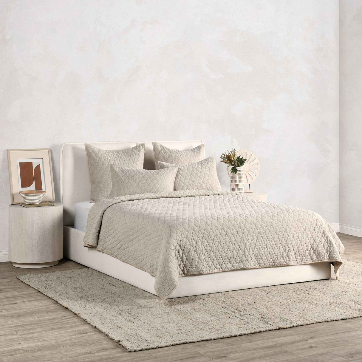 Lana Natural Quilt Collection by Classic Home at Eve Furniture