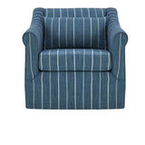 Lana Navy Blue Swivel Chair by Classic Home at Eve Furniture
