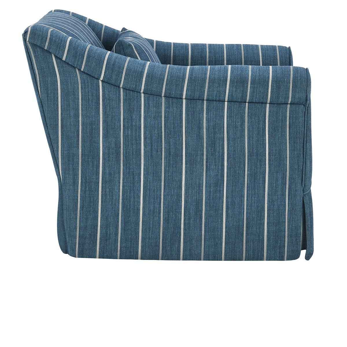 Lana Navy Blue Swivel Chair by Classic Home at Eve Furniture