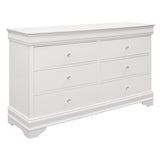 Lana White LED Upholstered Panel Bedroom Set by Homelegance at Eve Furniture