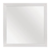 Lana White LED Upholstered Panel Bedroom Set by Homelegance at Eve Furniture