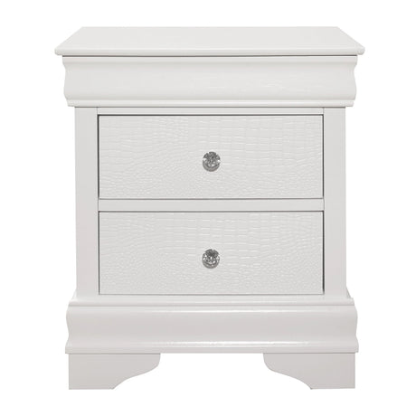 Lana White Nightstand by Homelegance at Eve Furniture