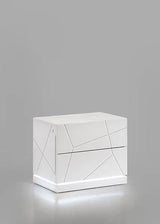 Lana White Platform Bedroom Set by New Era Innovations at Eve Furniture