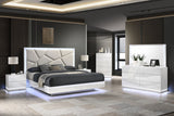 Lana White Platform Bedroom Set by New Era Innovations at Eve Furniture