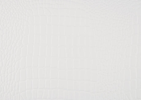 Lana White Queen LED Upholstered Panel Bed by Homelegance at Eve Furniture