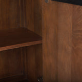 Lance 70.0L x 15.0W x 32.0H Medium Brown Solid Wood Sideboard by Mercana at Eve Furniture