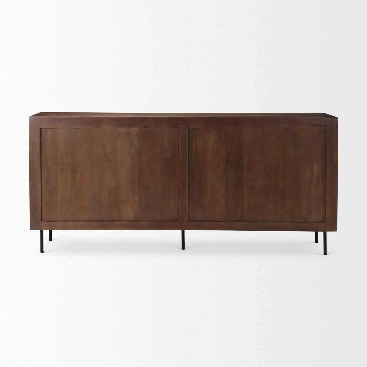 Lance 70.0L x 15.0W x 32.0H Medium Brown Solid Wood Sideboard by Mercana at Eve Furniture