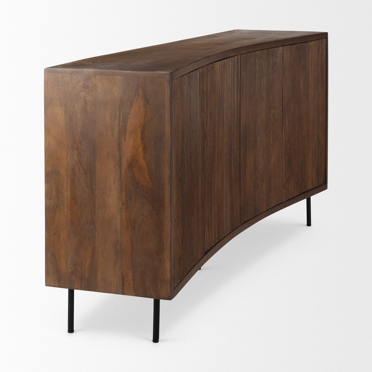 Lance 70.0L x 15.0W x 32.0H Medium Brown Solid Wood Sideboard by Mercana at Eve Furniture