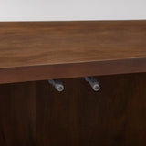 Lance 70.0L x 15.0W x 32.0H Medium Brown Solid Wood Sideboard by Mercana at Eve Furniture