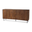 Lance 70.0L x 15.0W x 32.0H Medium Brown Solid Wood Sideboard by Mercana at Eve Furniture