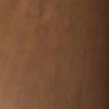 Lance Medium Brown Solid Wood Oval Dining Table by Mercana at Eve Furniture