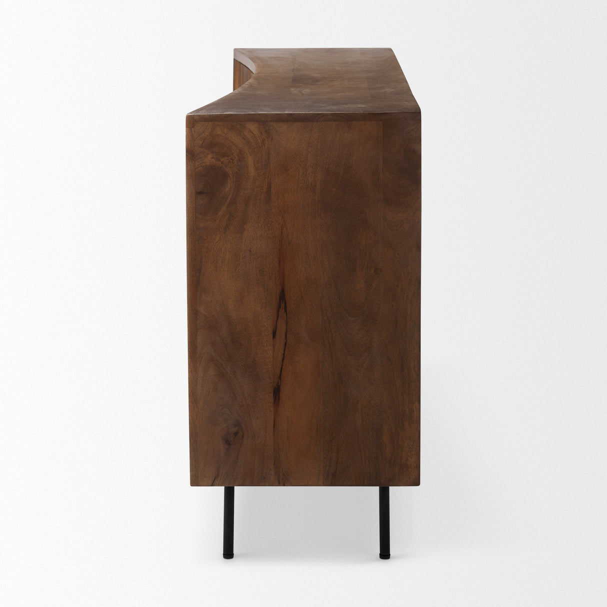 Lance Medium Brown Solid Wood Sideboard by Mercana at Eve Furniture