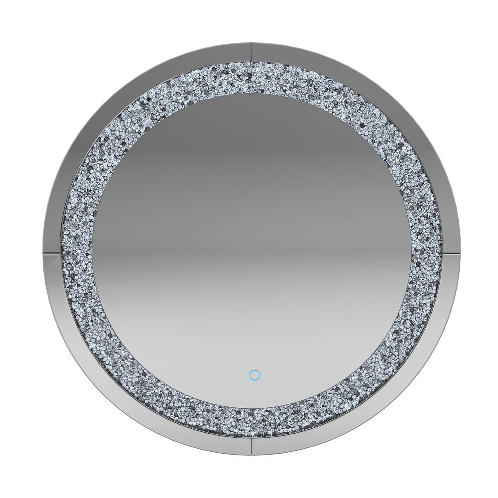 Landar Silver Round Wall Mirror