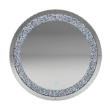 Landar Silver Round Wall Mirror