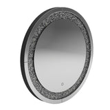 Landar Silver Round Wall Mirror