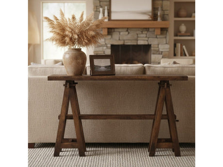 Landau Brown Console Table by Crestview at Eve Furniture