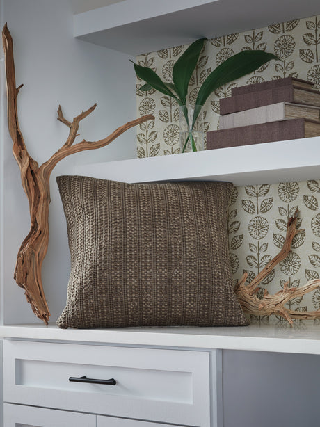 Landcher Brown Pillow (Set of 4) by Ashley at Eve Furniture
