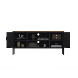 Landen 47" TV Stand in Black by Manhattan Comfort at Eve Furniture