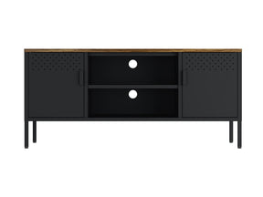 Landen 47" TV Stand in Black by Manhattan Comfort at Eve Furniture