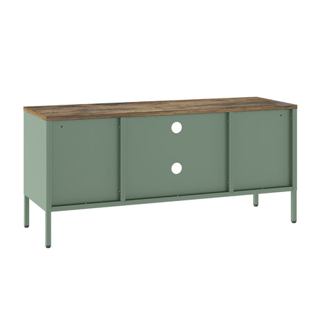 Landen 47" TV Stand in Green by Manhattan Comfort at Eve Furniture