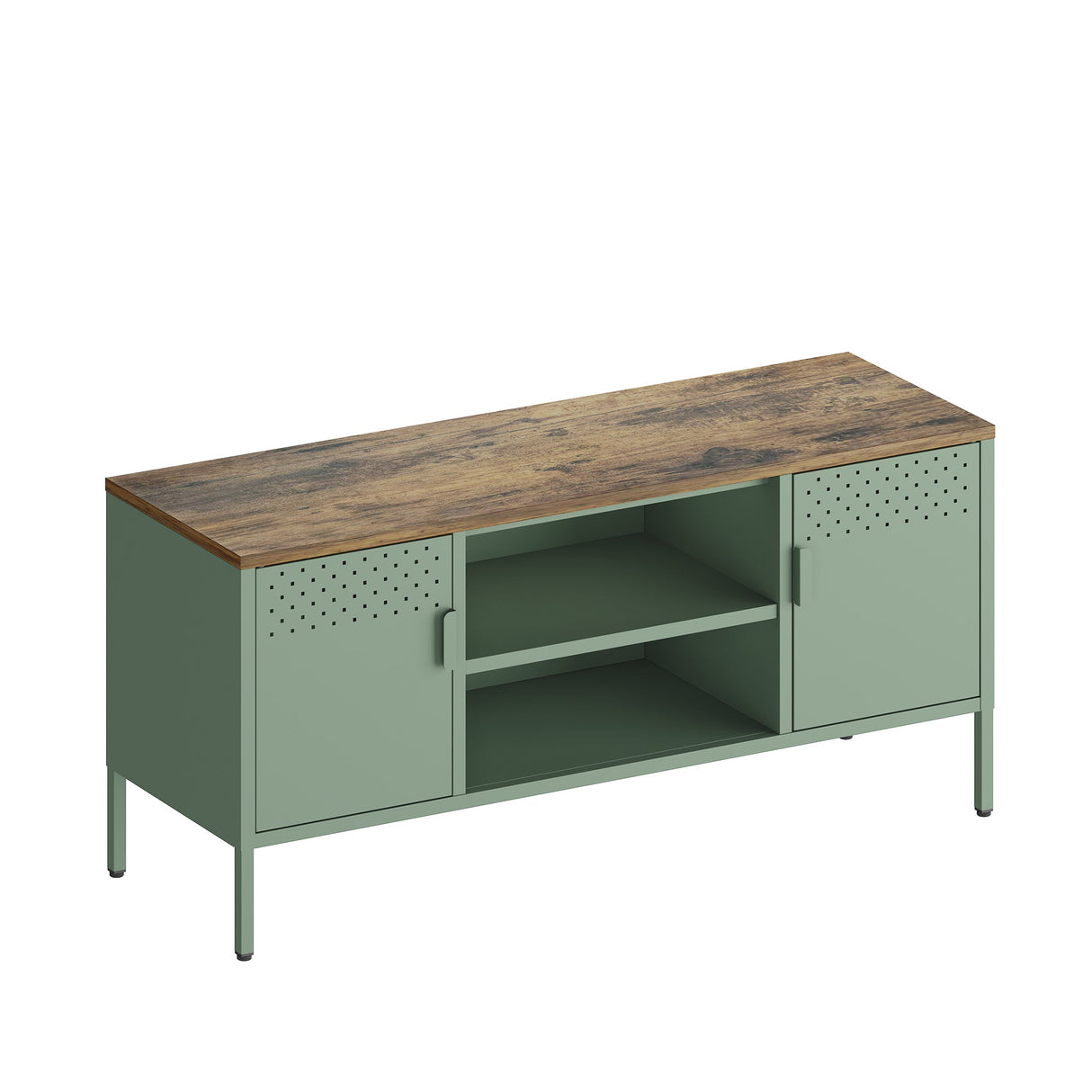 Landen 47" TV Stand in Green by Manhattan Comfort at Eve Furniture