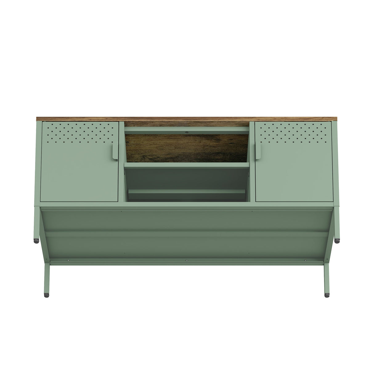 Landen 47" TV Stand in Green by Manhattan Comfort at Eve Furniture