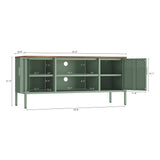 Landen 47" TV Stand in Green by Manhattan Comfort at Eve Furniture