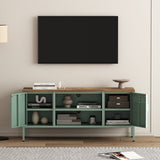 Landen 47" TV Stand in Green by Manhattan Comfort at Eve Furniture