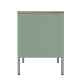 Landen 47" TV Stand in Green by Manhattan Comfort at Eve Furniture