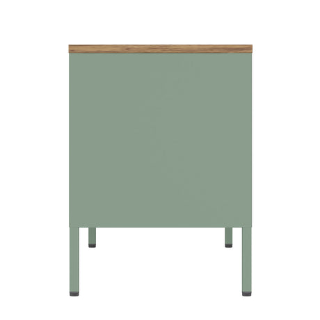 Landen 47" TV Stand in Green by Manhattan Comfort at Eve Furniture