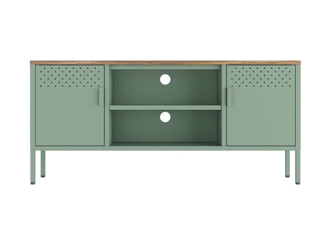 Landen 47" TV Stand in Green by Manhattan Comfort at Eve Furniture