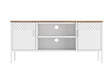 Landen 47" TV Stand in White by Manhattan Comfort at Eve Furniture