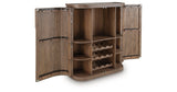 Landermont Medium Brown Bar Cabinet by Ashley at Eve Furniture