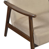 Landers Light Brown Velvet Accent Chair by Homelegance at Eve Furniture