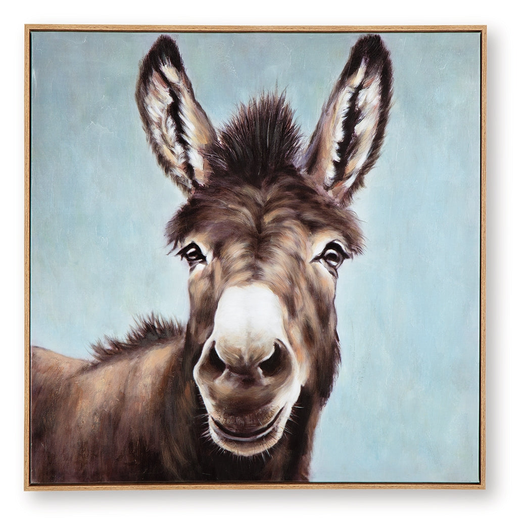 Landerton Brown/Blue/White Wall Art by ASHLEY FURNITURE at Eve Furniture