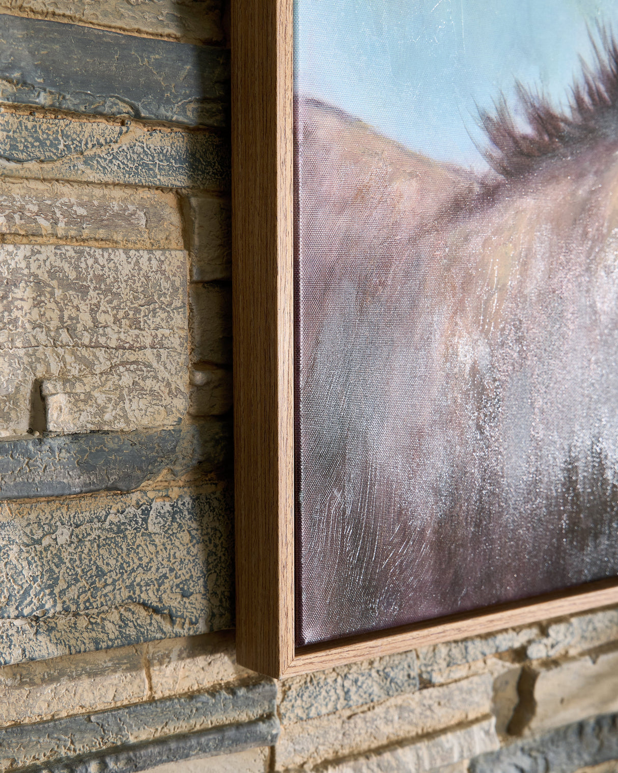 Landerton Brown/Blue/White Wall Art by ASHLEY FURNITURE at Eve Furniture