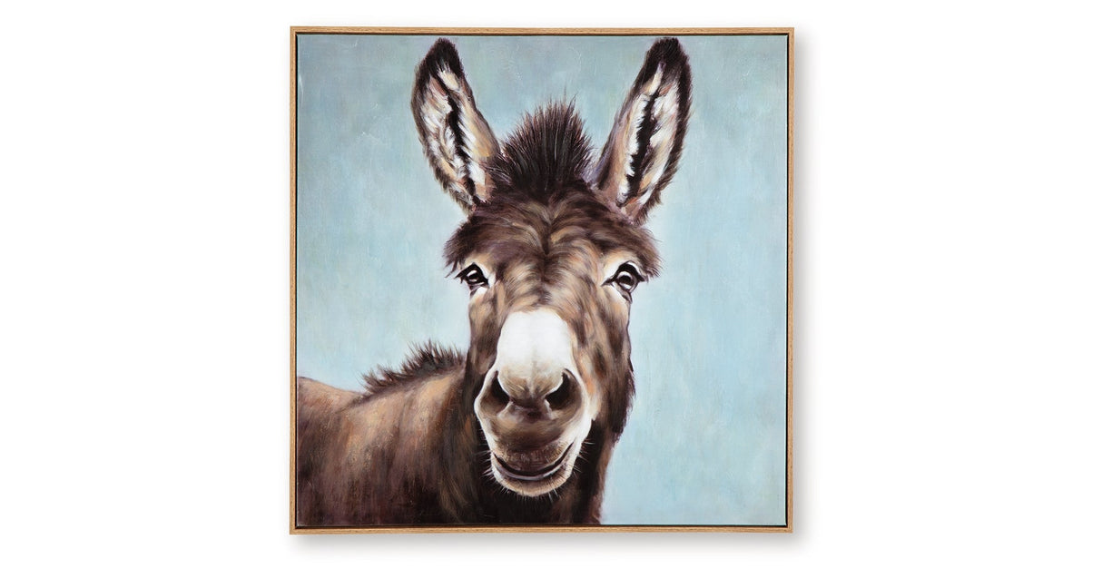 Landerton Brown/Blue/White Wall Art by ASHLEY FURNITURE at Eve Furniture