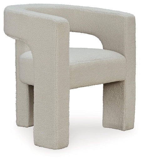 Landick Ivory Accent Chair by Ashley at Eve Furniture