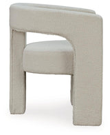Landick Ivory Accent Chair by Ashley at Eve Furniture