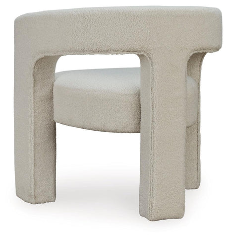 Landick Ivory Accent Chair by Ashley at Eve Furniture